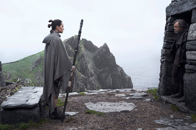 Daisy Ridley and Mark Hamill star in Star Wars: The Last Jedi (Photo: Lucasfilm)